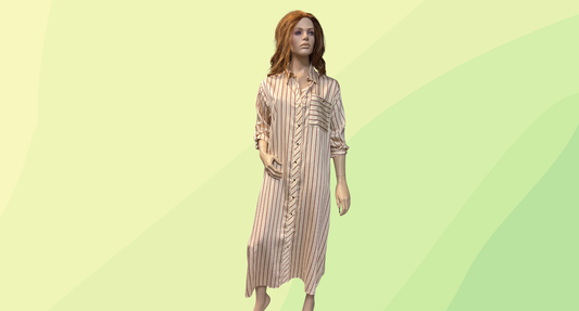Zara Dress RRP $139 - L - Cream/Rust Stripe