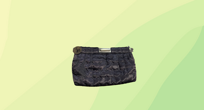 Lavin Paris Satin Shoulder Bag - Black