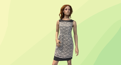 Events Lace Layer Dress RRP $179.95 - Size 12 - Graphite/White
