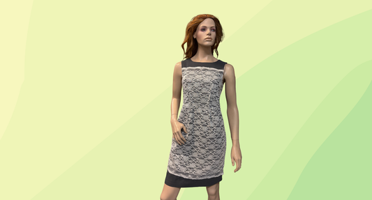 Events Lace Layer Dress RRP $179.95 - Size 12 - Graphite/White