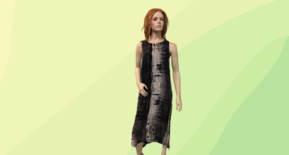 Wayne Cooper Dress RRP $129.95 - Size 16 - Black/Grey