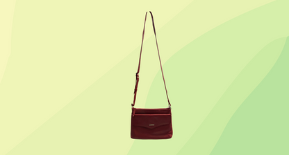Joan Weisz Small Leather Handbag - Red
