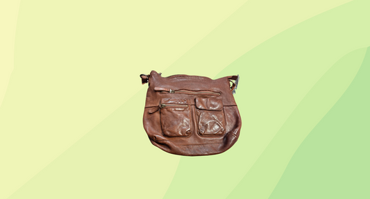Colorado Leather Satchel Handbag RRP $259 - Brown