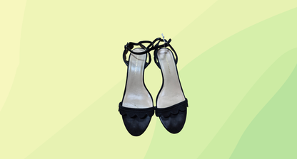 Loeffler Randall Suede Heels - Size 7.5 - Black