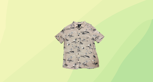 Ripcurl Party Pack S/S Boys Shirt RRP $59.99 - Kids 12 - Taupe