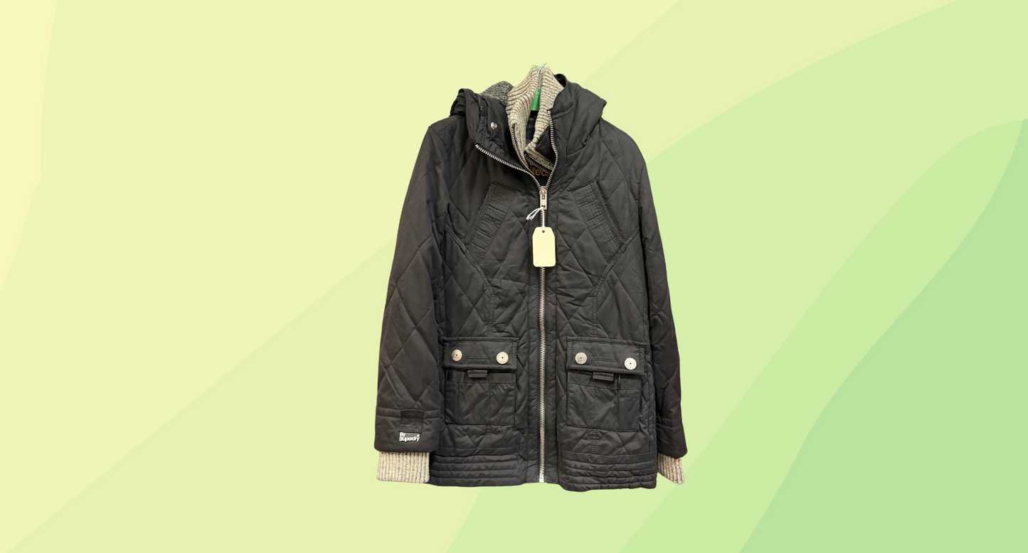 Superdry Parka - M - Black
