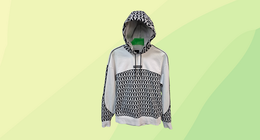 Armani Exchange Mens Hoodie - XS - White/Black