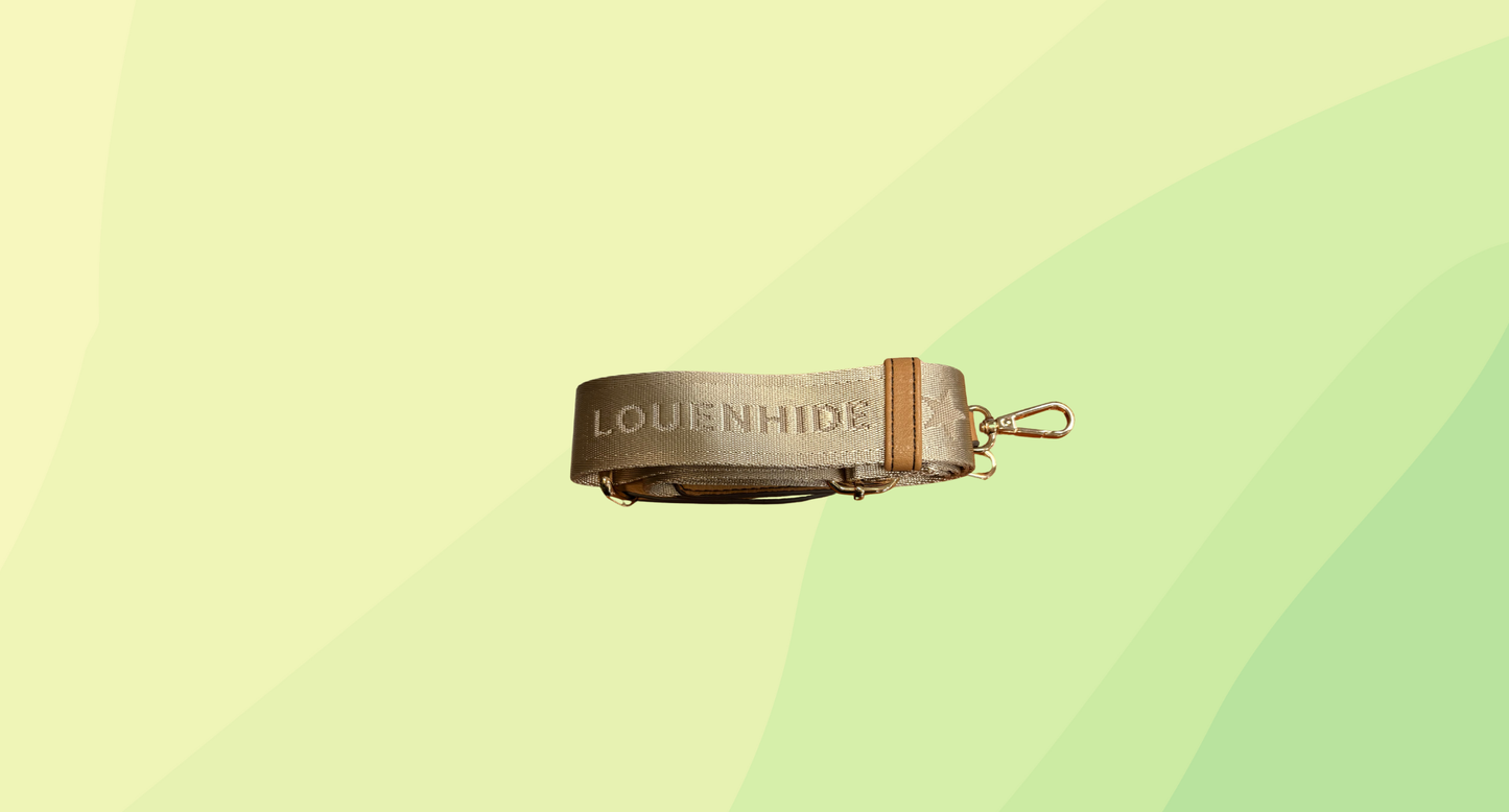 Louenhide Bag Strap - Bronze/Tan