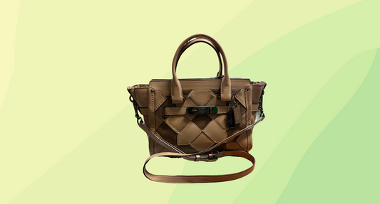 Coach Swagger Handbag - Ashy Brown
