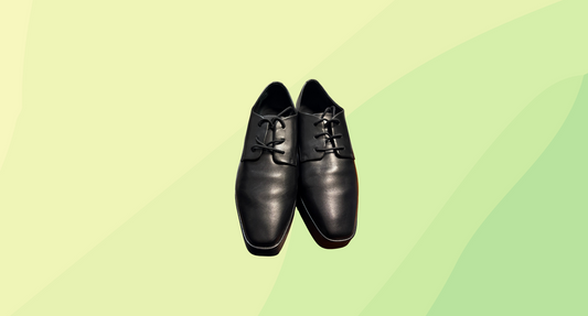 Wittner Heidi Black Leather Lace Up Flatform Loafer - Size 40 - Black