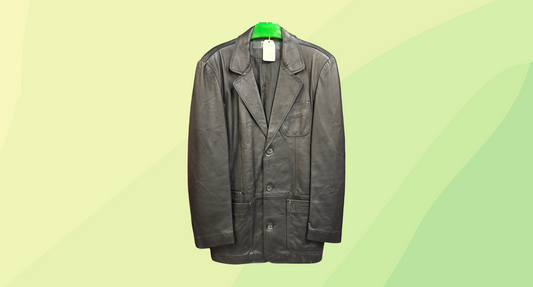 Fratelli Marpell Vintage Leather Jacket - L - Black