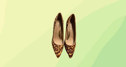 Mimco Carve Pump w/Dust Bag - Size 37 - Leopard