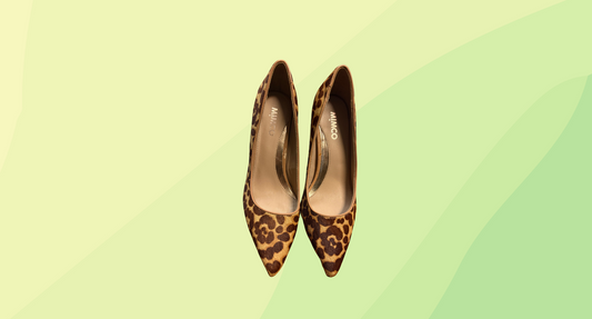 Mimco Carve Pump w/Dust Bag - Size 37 - Leopard