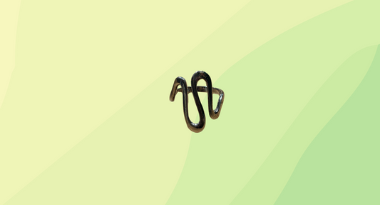 Silver Ring - Large Swirl - Size 'O'
