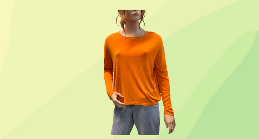 Elk Knitted Top - S - Orange