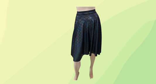 Black Milk Skater Skirt - XS - Mermaid Scales