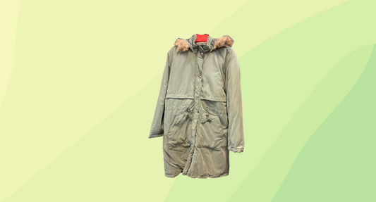 Autograph Fur Trim Anorack Jacket RRP $169.99 - Size 16 - Khaki