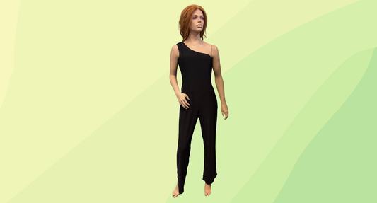 Skiva Australia One Shoulder Jumpsuit - Size 14 - Black