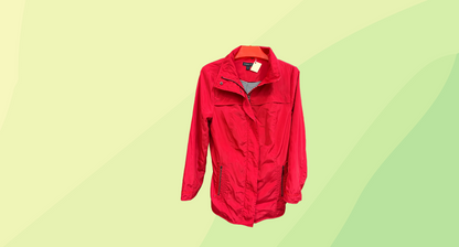 Maggie T Zip Up Coat - Size 8 - Red