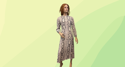 Piper Dress RRP $119.95 - Size 8 - Snake Print