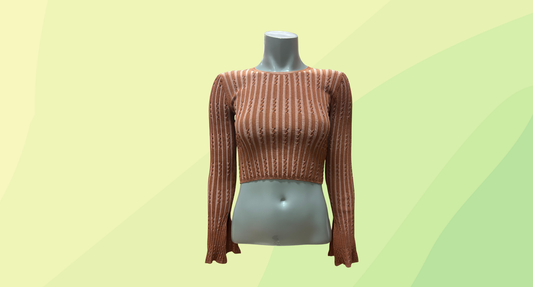 Sheike Believer Knit Top RRP $99.95 - S - Brandy