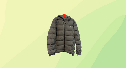 Vertical Puffer Jacket - L - Black