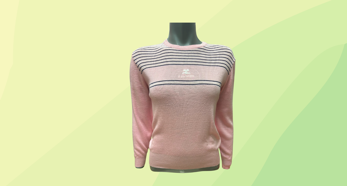 Courreges Paris Sweater - S - Pink
