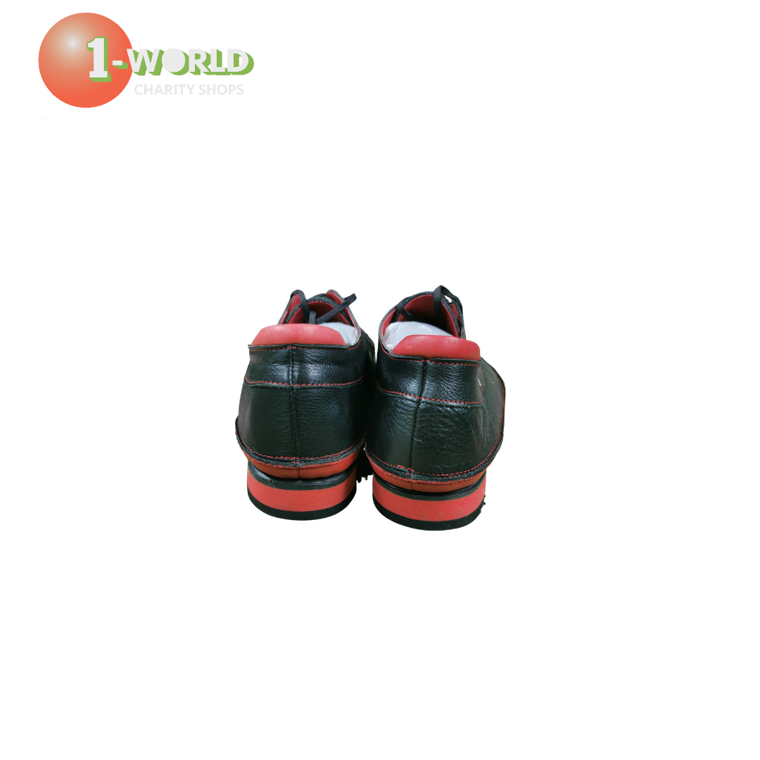 Clamp Gumlite Leather Sneaker - 40 Black/Red