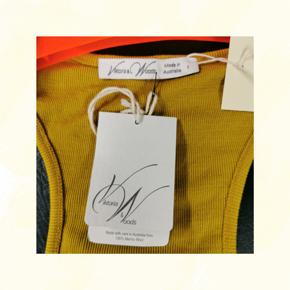 Viktoria & Woods Merino Top - Size 1 - Yellow