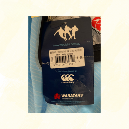 Canterbury Signed Waratahs Jersey	- Light Blue - L