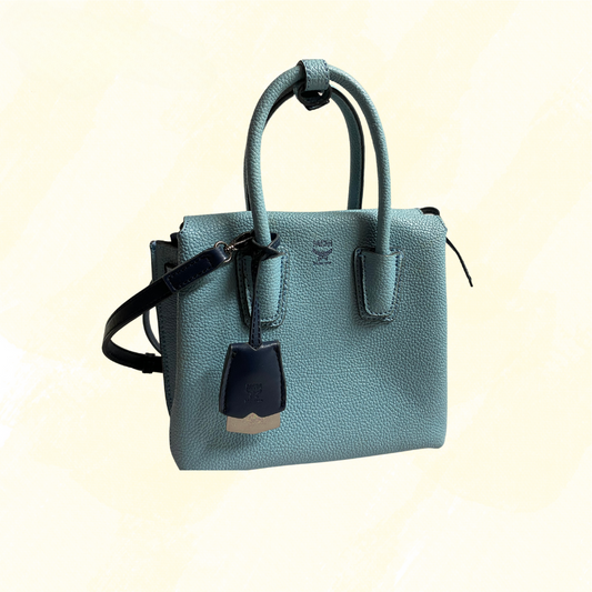 MCM Mini Milla Tote - Not Authenticated	- Blue