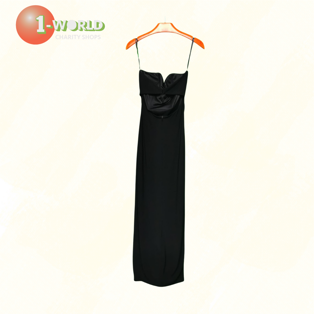 Skiva Strapless Evening Dress - 8 Black