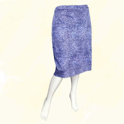 Diana Ferrari Lucrezia AB Pencil Skirt RRP $99.95 - Size 14 - Purple Print