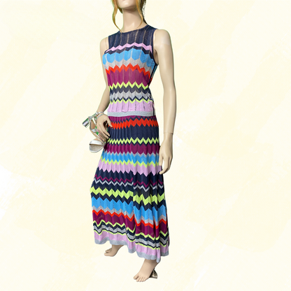 Gorman 2 PCE Knit Multi coloured set 10 skirt, 8 Top - Multi