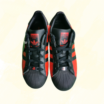 Adidas - Superstar Spiderman Shoes - 6 - Black/Red