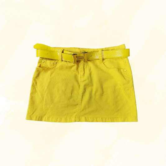 Hermes Yellow Skirt - size 29