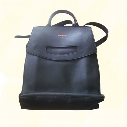 Patrizia Pepe Leather Backpack - Black