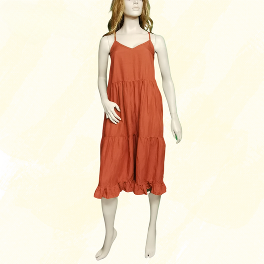 Auguste Mariah Medi Dress - Size S - Rust