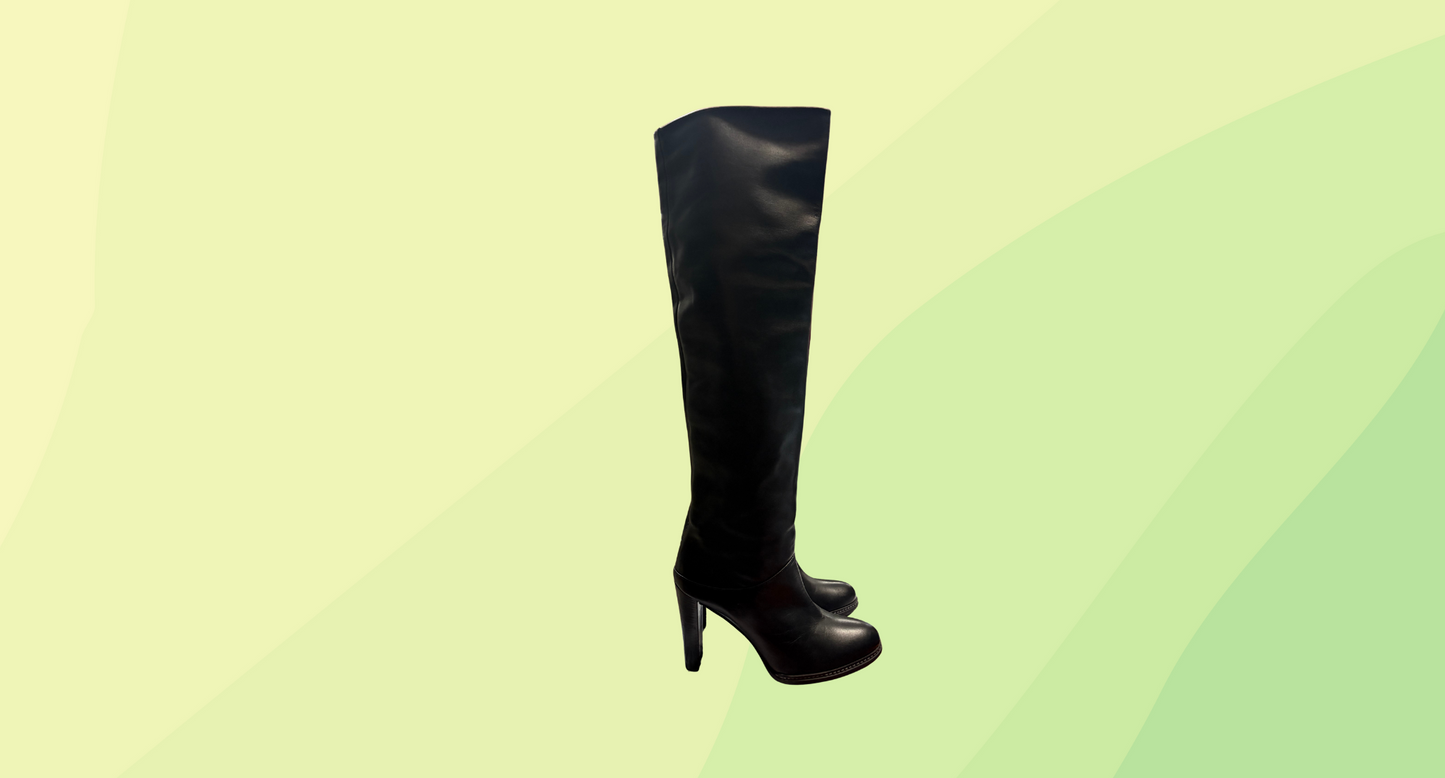 Stuart Weitzman Kneehigh Boot - Size 7.5 - Black
