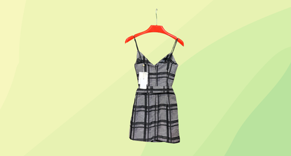 Misha Collection Becky Dress - Size 6 - Black/White