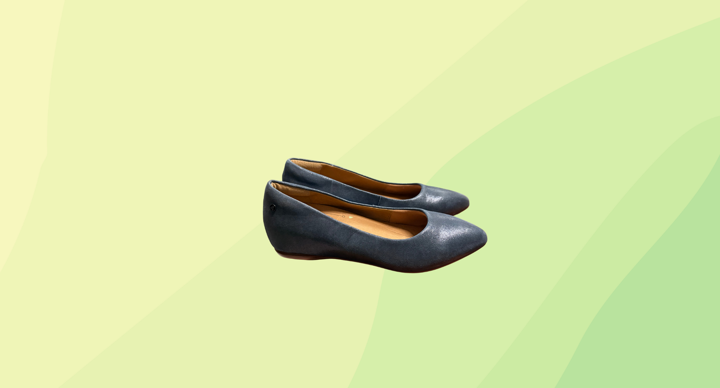 Frankie4 Poppy Flat - Size 6 - Blue
