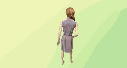 Anu Dress - Size 1 - Brown/Orange