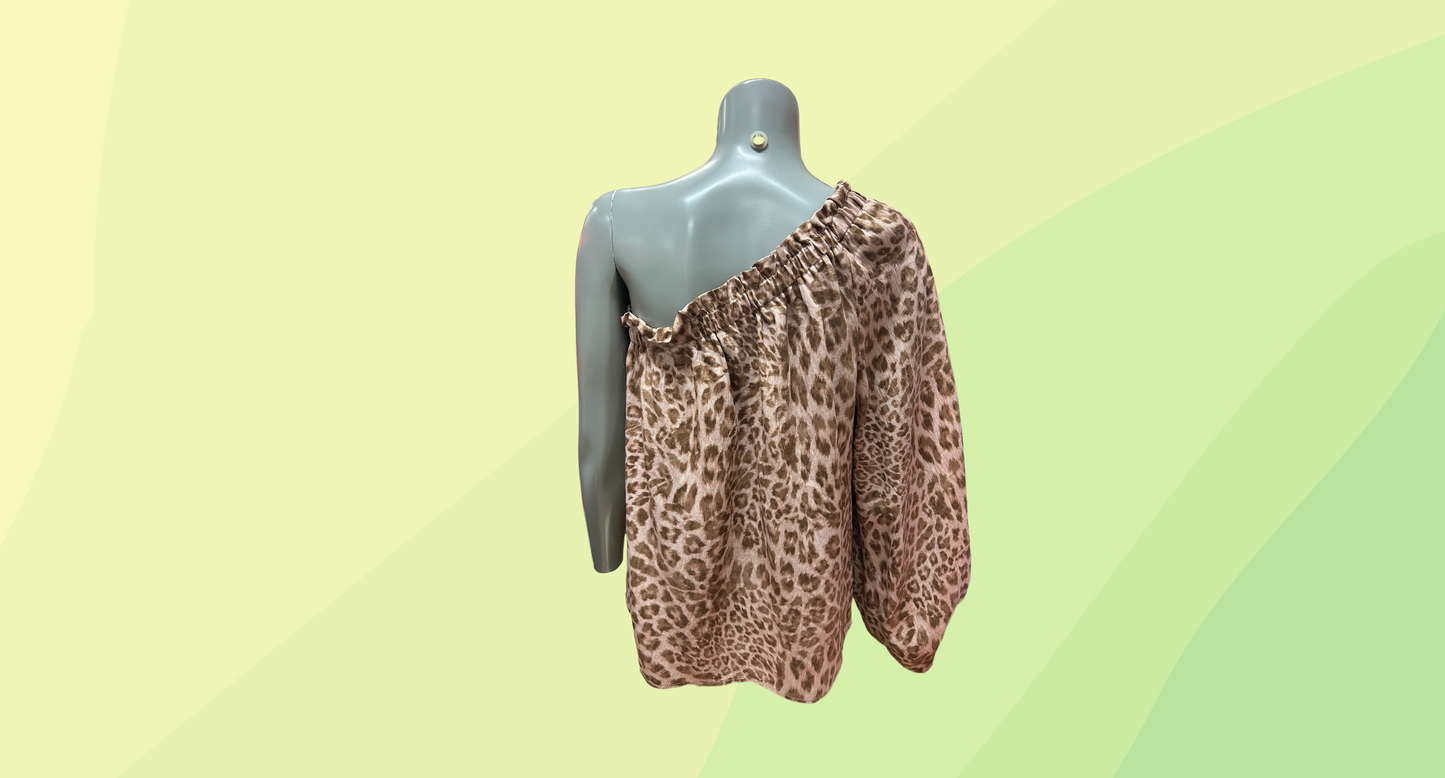 Sheike Wild Thing Top RRP $119.95 - Size 12 - Leopard