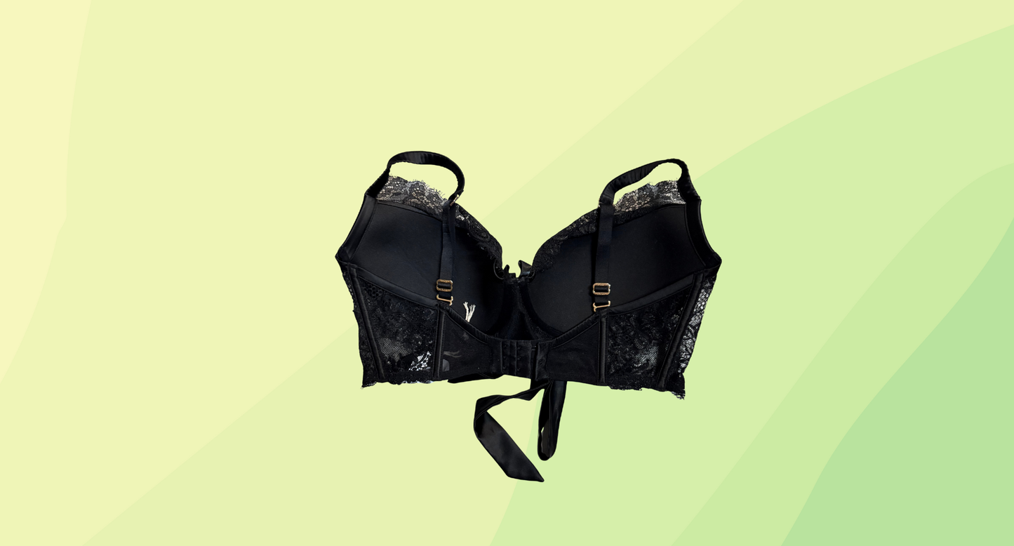 Honey Birdette Bra - Size 16G - Black
