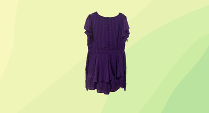 City Chic First Date Playsuit RRP $129.95 - XS - Petunia