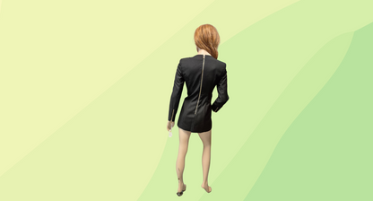 Balmain Blazer Dress - M - Black
