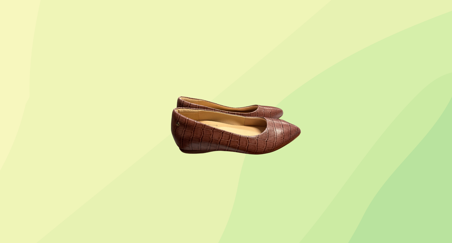 Frankie4 Poppy Flat - Size 7 - Dusty Pink
