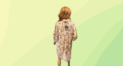 Decjuba Hilary Lace Mini Dress RRP $179.95 - Size 12 - Botanic Print