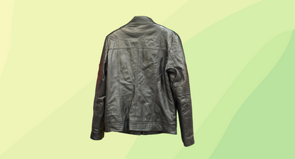 James & John Exstasy Leather Jacket - S - Black