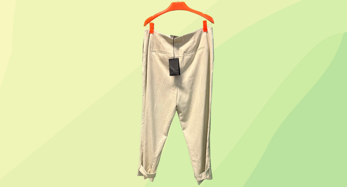 Witchery Maud Peg Leg Pant $169.95 - Size 16 - Pale Birch